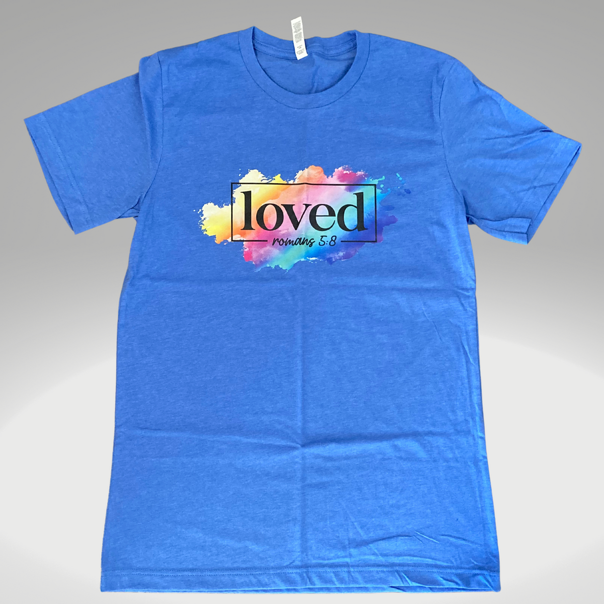 Loved Roman 5:8 - Short-Sleeve T-Shirt