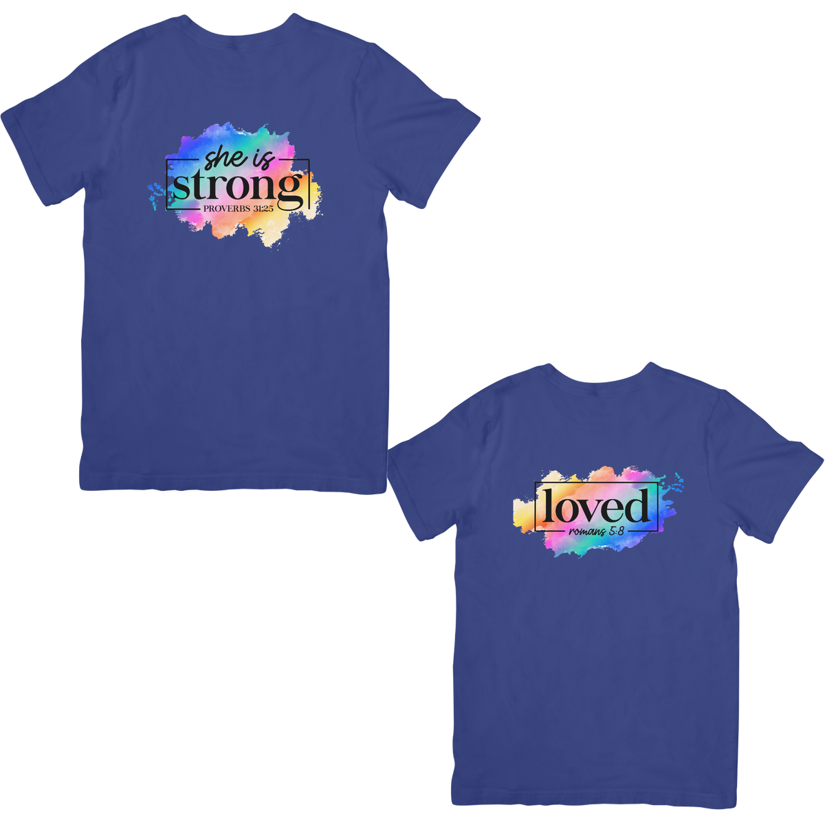 She is Strong/Loved Shirts and Mug Bundle